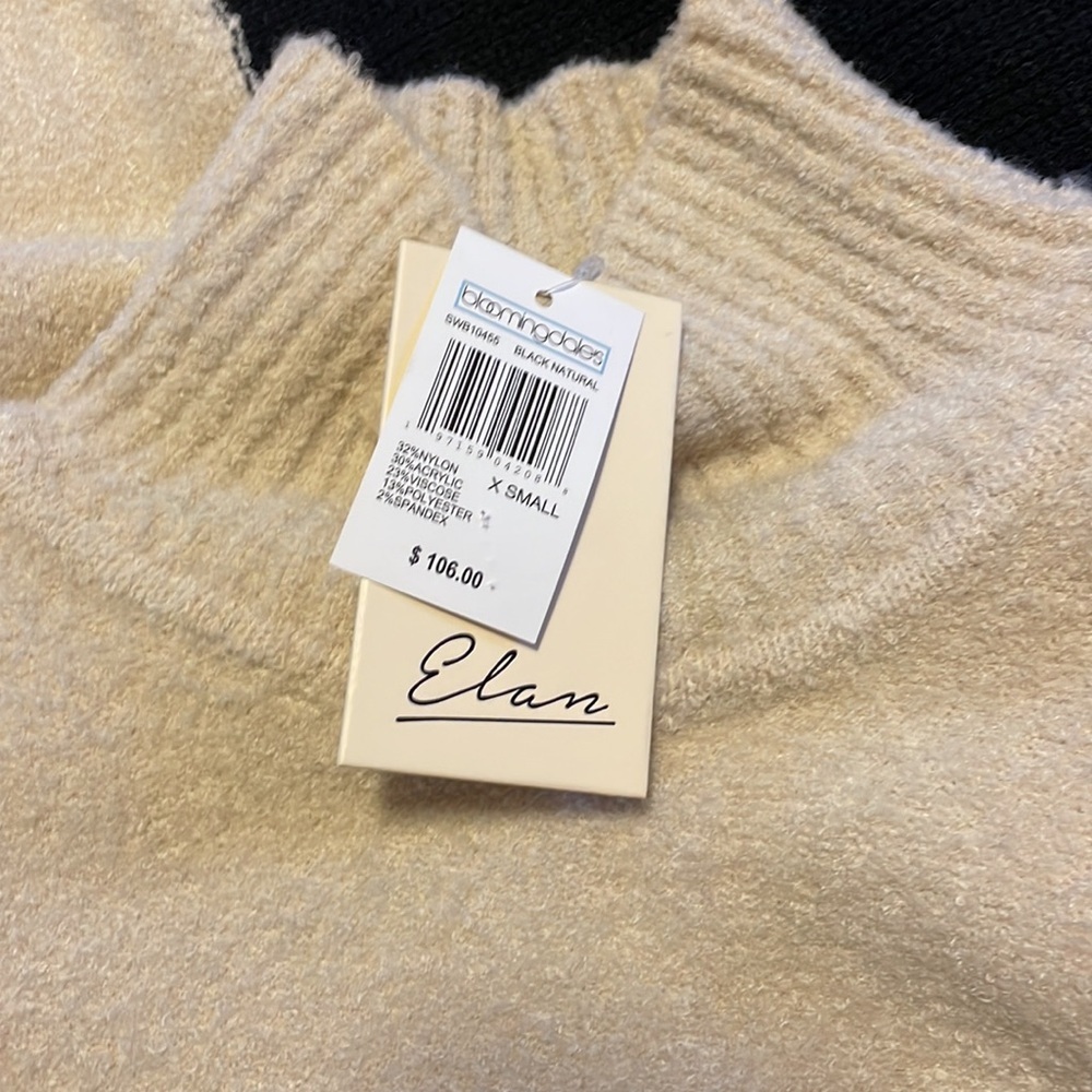 NWT Elan Boulder Color Block Sweater NWT - image 4